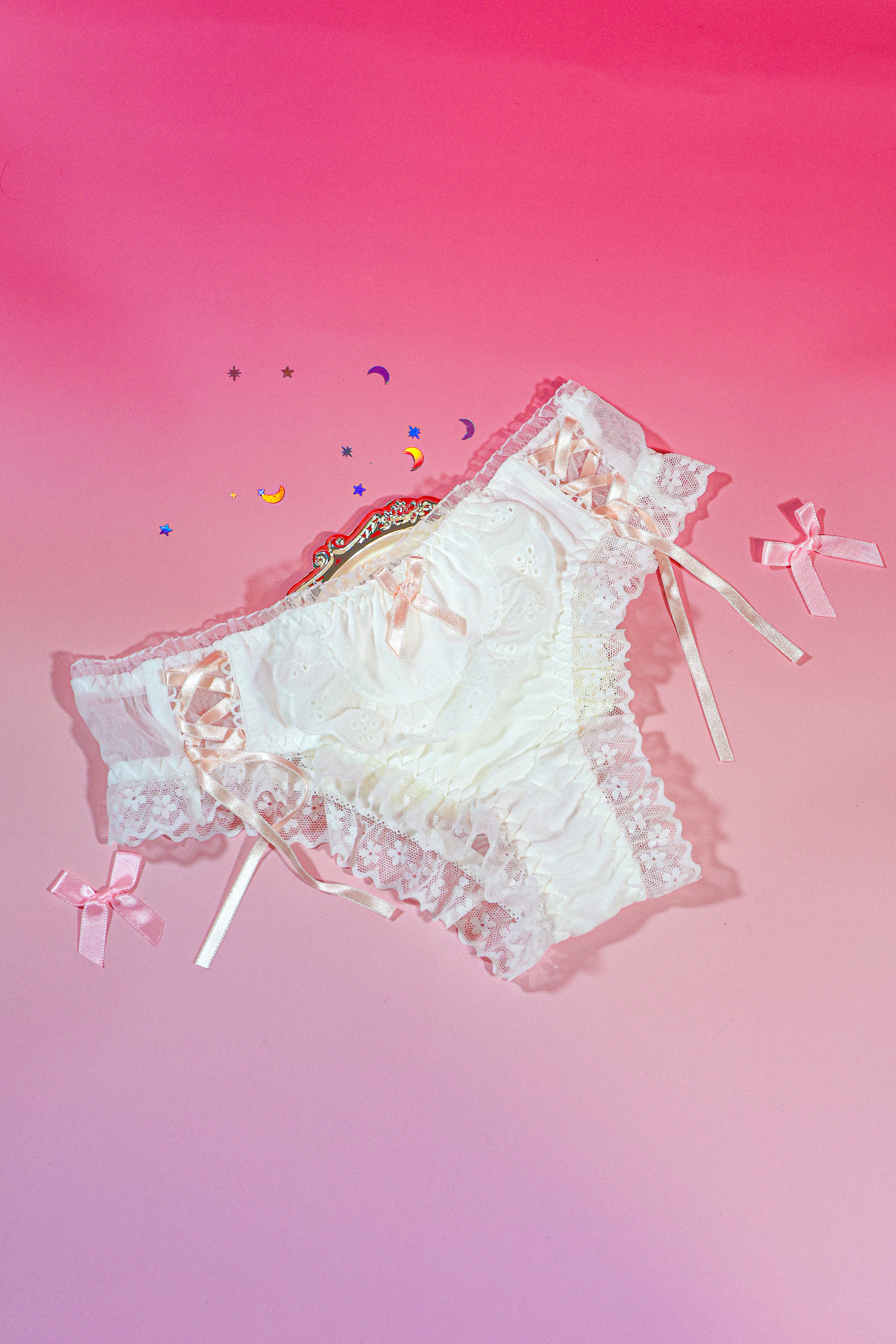 Ballet Dream Ribbon Panty - Blush Pink
