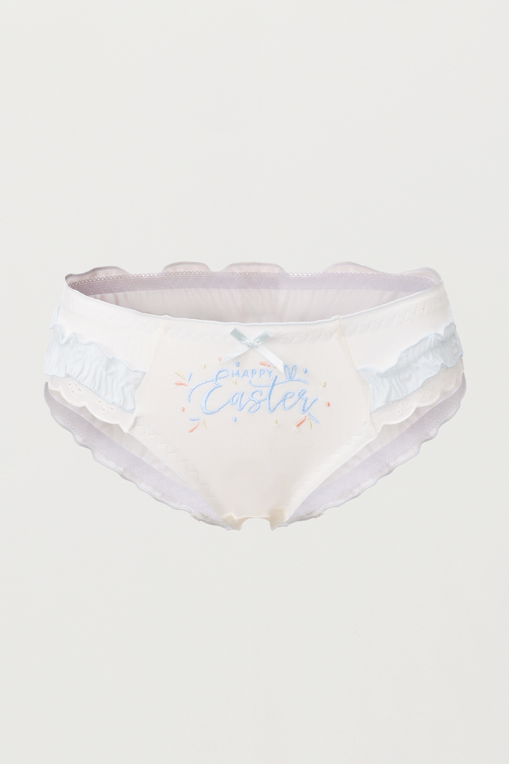 Soft Cloud Happy Easter Panty - Baby Blue