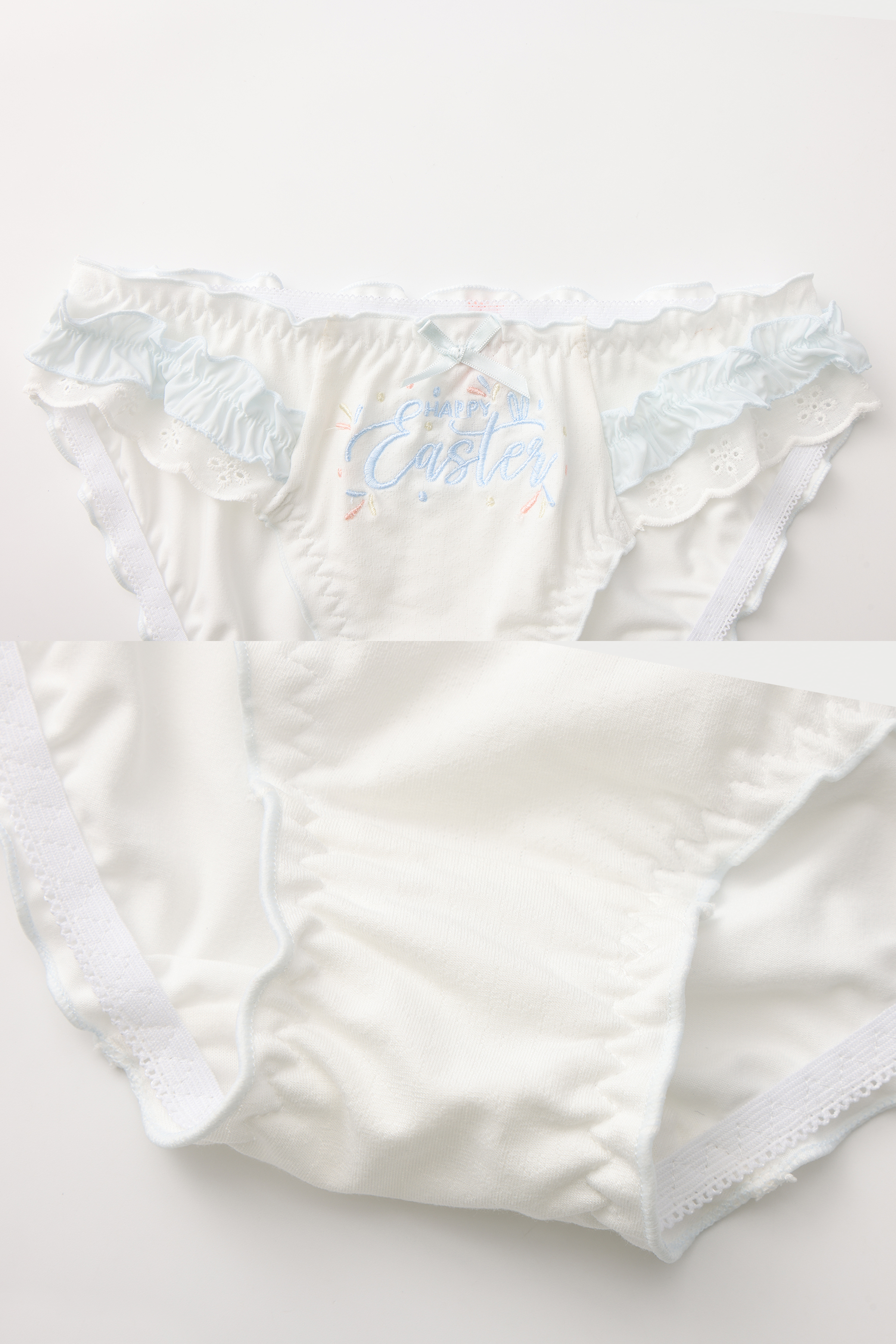 Soft Cloud Happy Easter Panty - Baby Blue