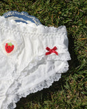 Sugar Crush One Strawberry Panty - Berry Red