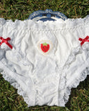 Sugar Crush One Strawberry Panty - Berry Red