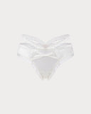 Ballet Dream Satin Kiss Panty - Pearl White