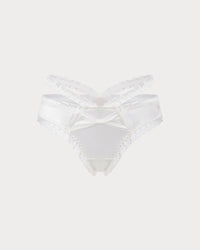 Ballet Dream Satin Kiss Panty - Pearl White