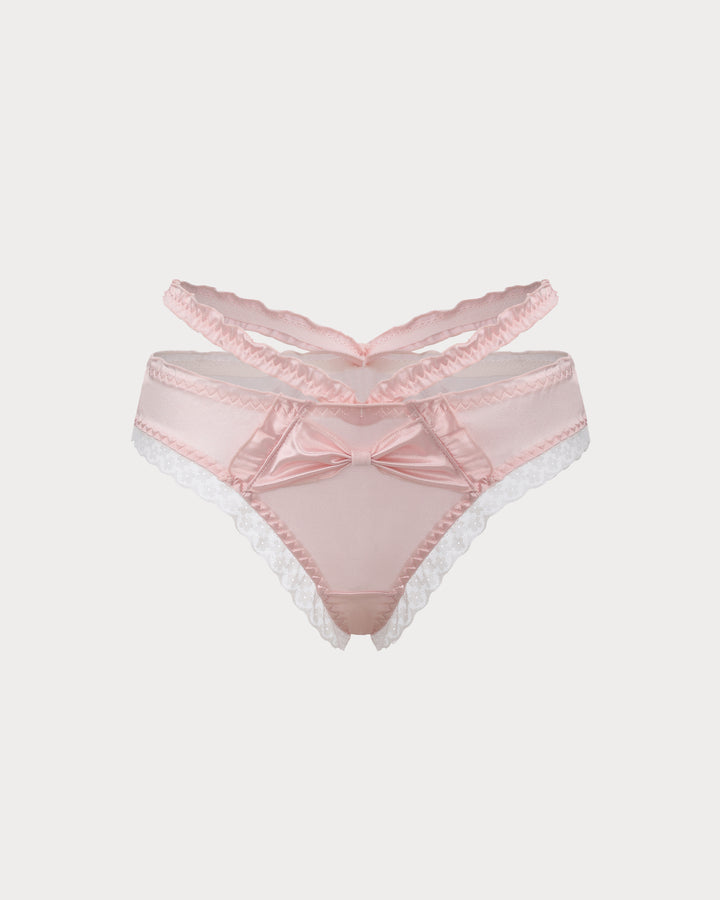 Ballet Dream Satin Kiss Panty - Blush Pink