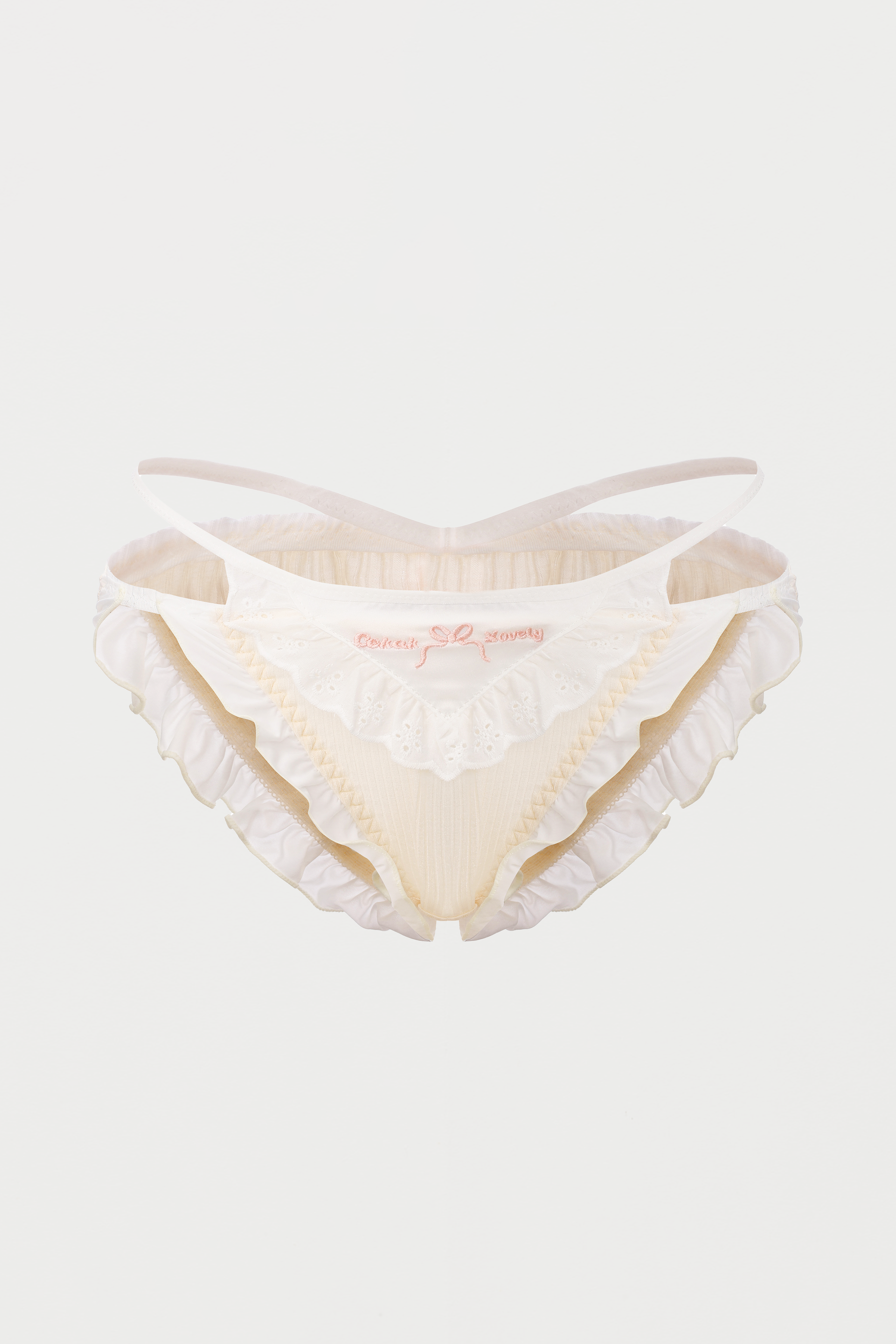 Soft Cloud Lovely Ruffle Panty - Butter Yellow