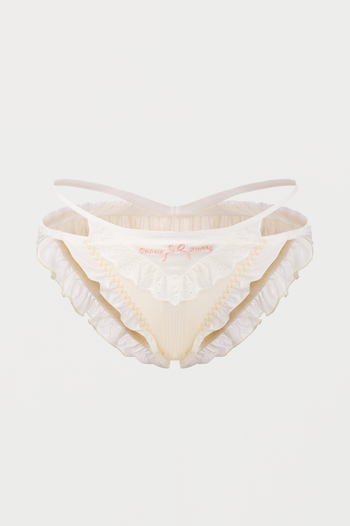Soft Cloud Lovely Ruffle Panty - Butter Yellow