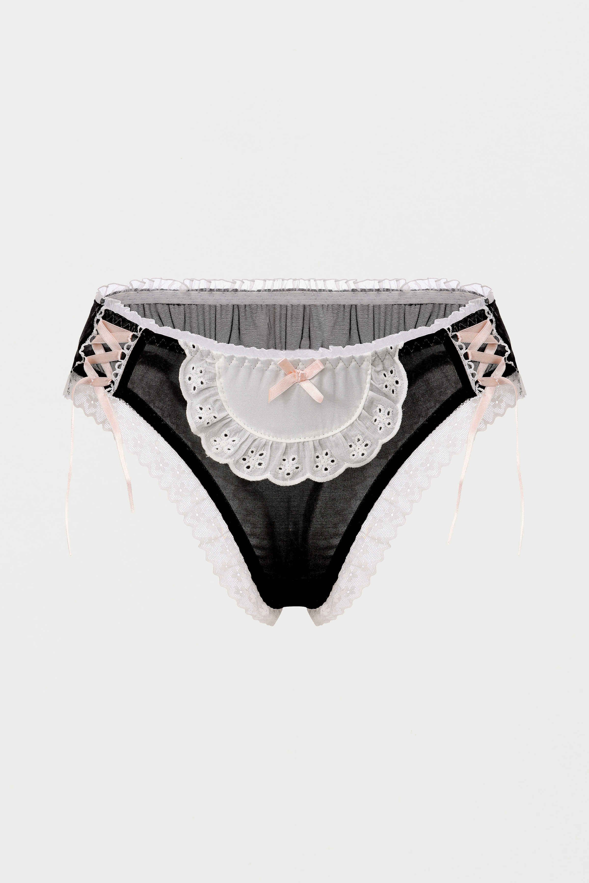 Ballet Dream Ribbon Panty - Midnight Black