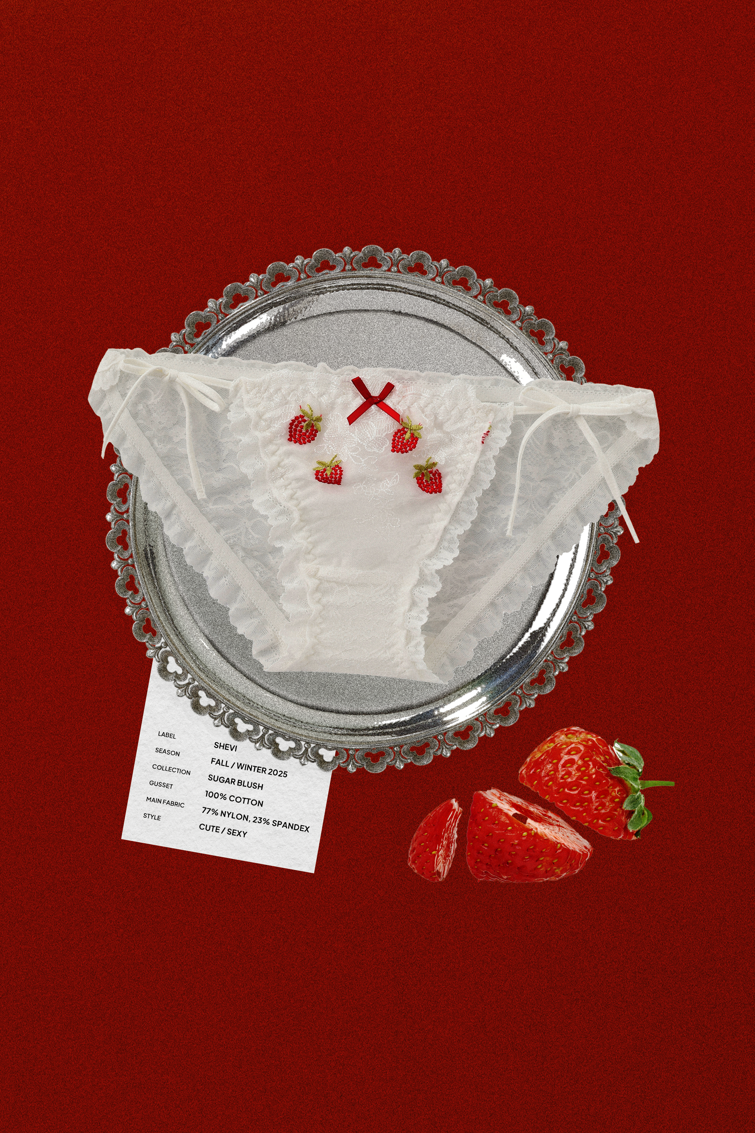 Sugar Crush Strawberry Panty - String