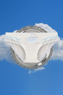 Soft Cloud Happy Easter Panty - Baby Blue