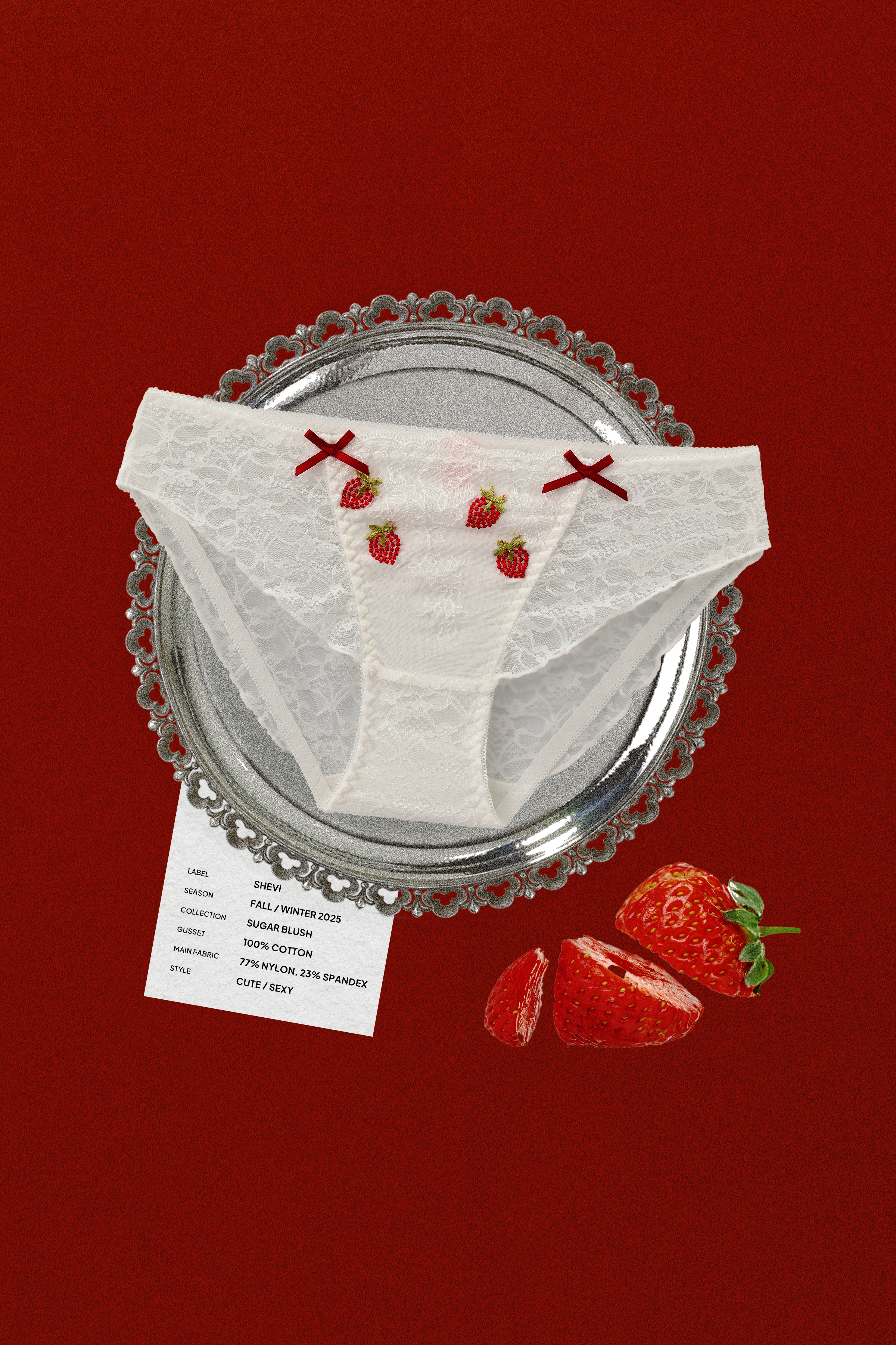 Sugar Crush Strawberry Panty - Classical