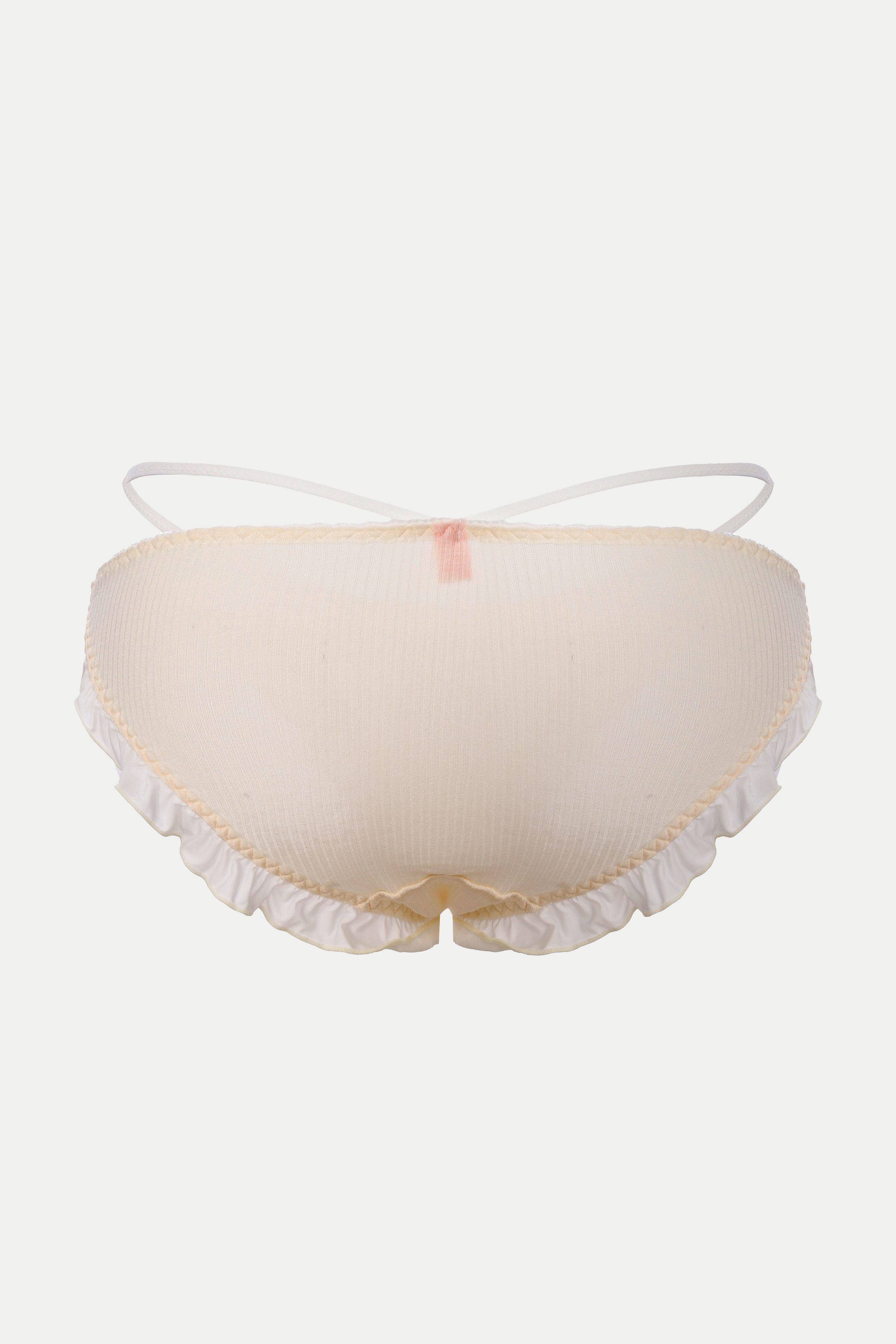 Soft Cloud Lovely Ruffle Panty - Butter Yellow