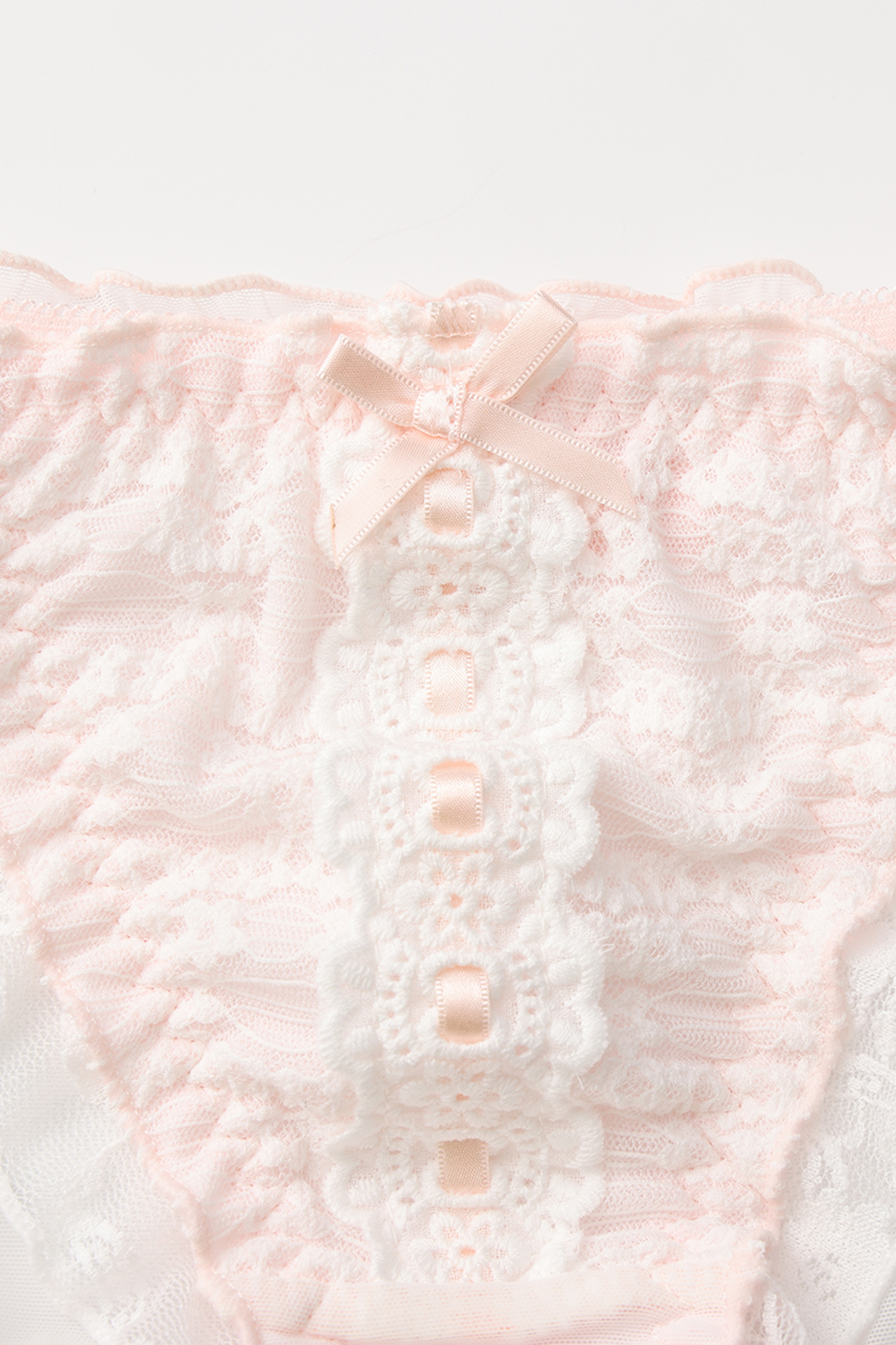 Sugar Crush Button Lace Panty - Blush Pink